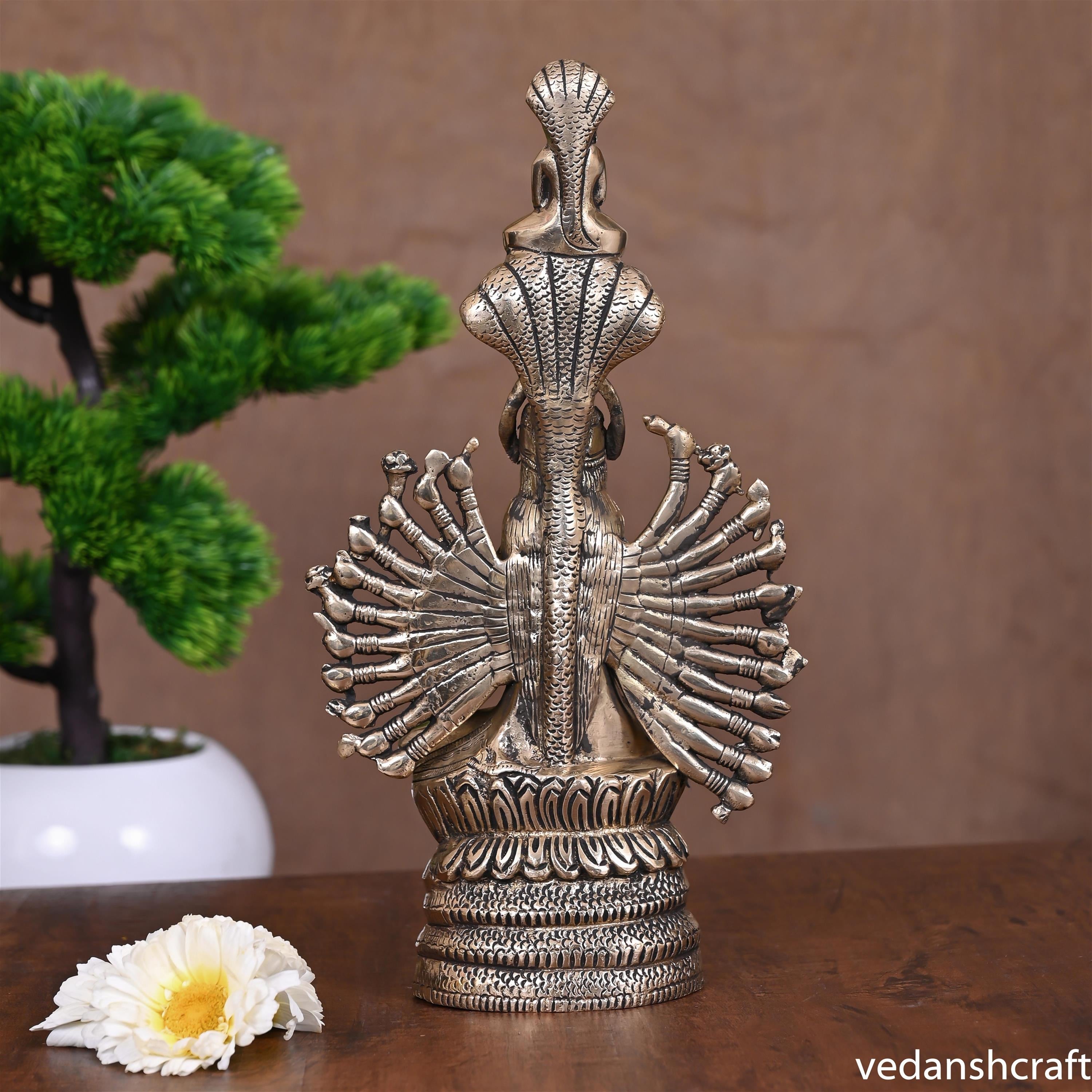 Brass Goddess Padmavati Idol (11 Inch) Vedansh Craft
