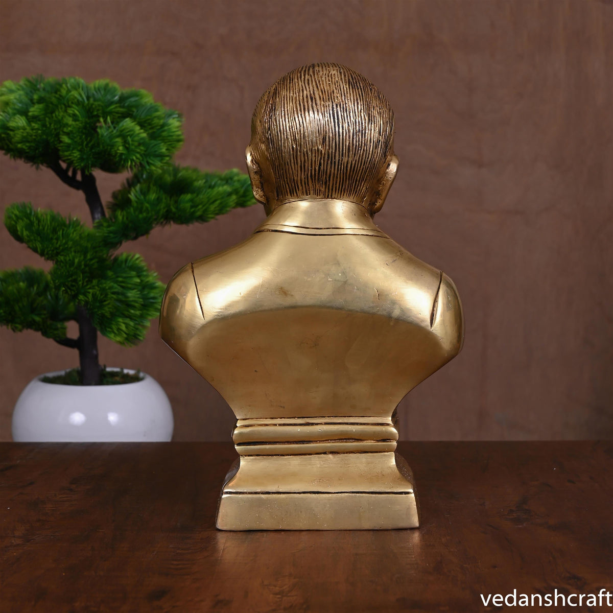Brass Bhimrao Ambedkar Bust Statue (11 Inch) Vedansh Craft