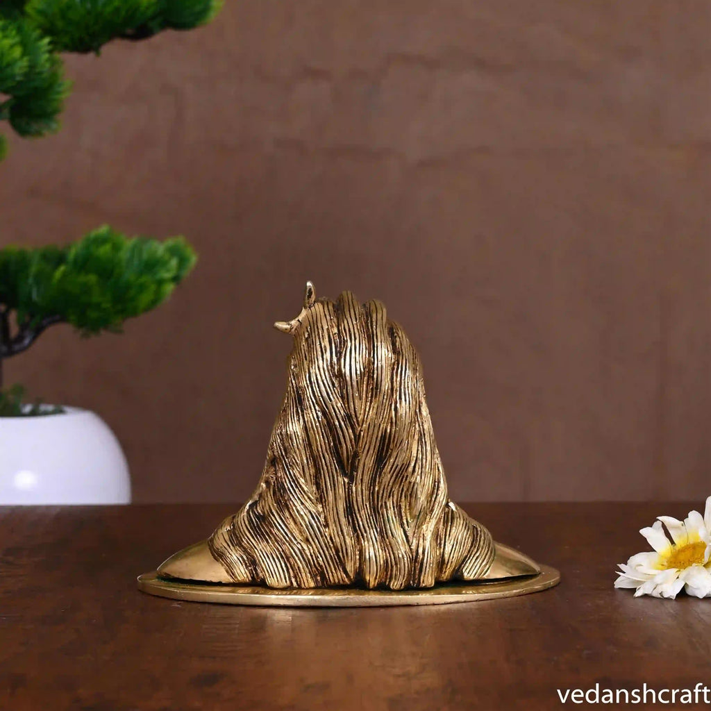 Brass Adiyogi Shiva Bust (4.5 Inch) Vedansh Craft