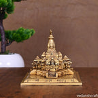 Brass Ram Temple Model (4.8 Inch) Vedansh Craft
