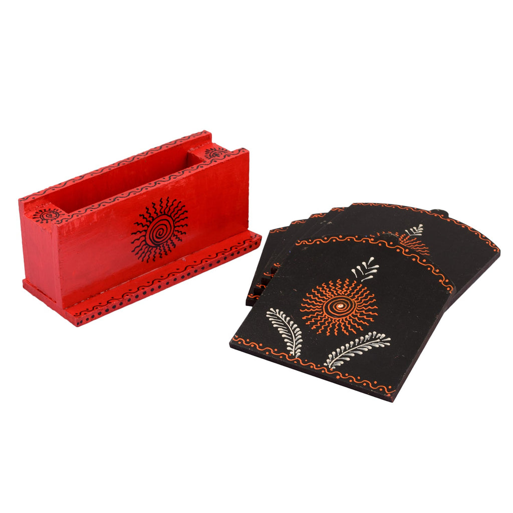 Wooden Tea Coaster Kafalo