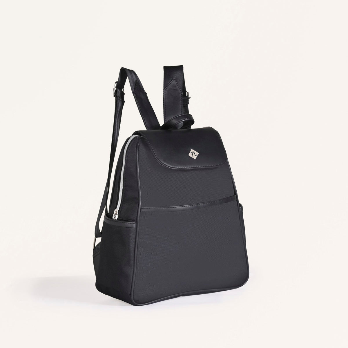 Kaizen Sleek Black Backpack Nestasia