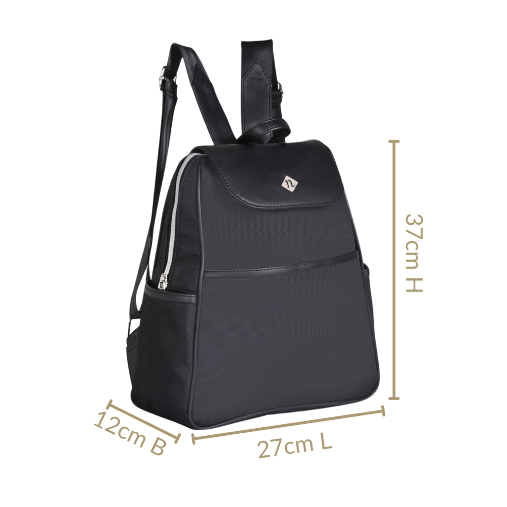 Kaizen Sleek Black Backpack Nestasia