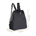 Kaizen Sleek Black Backpack Nestasia