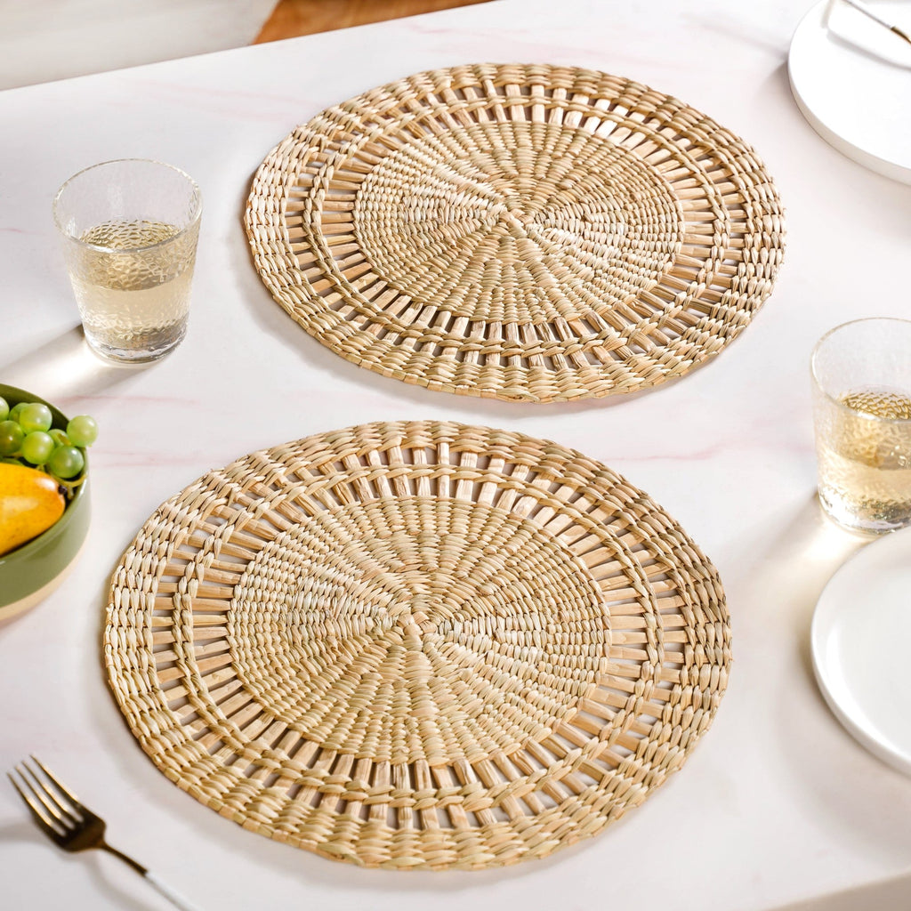 Kauna Sustainable Handmade Table Mat Set Of 2 34cm Nestasia