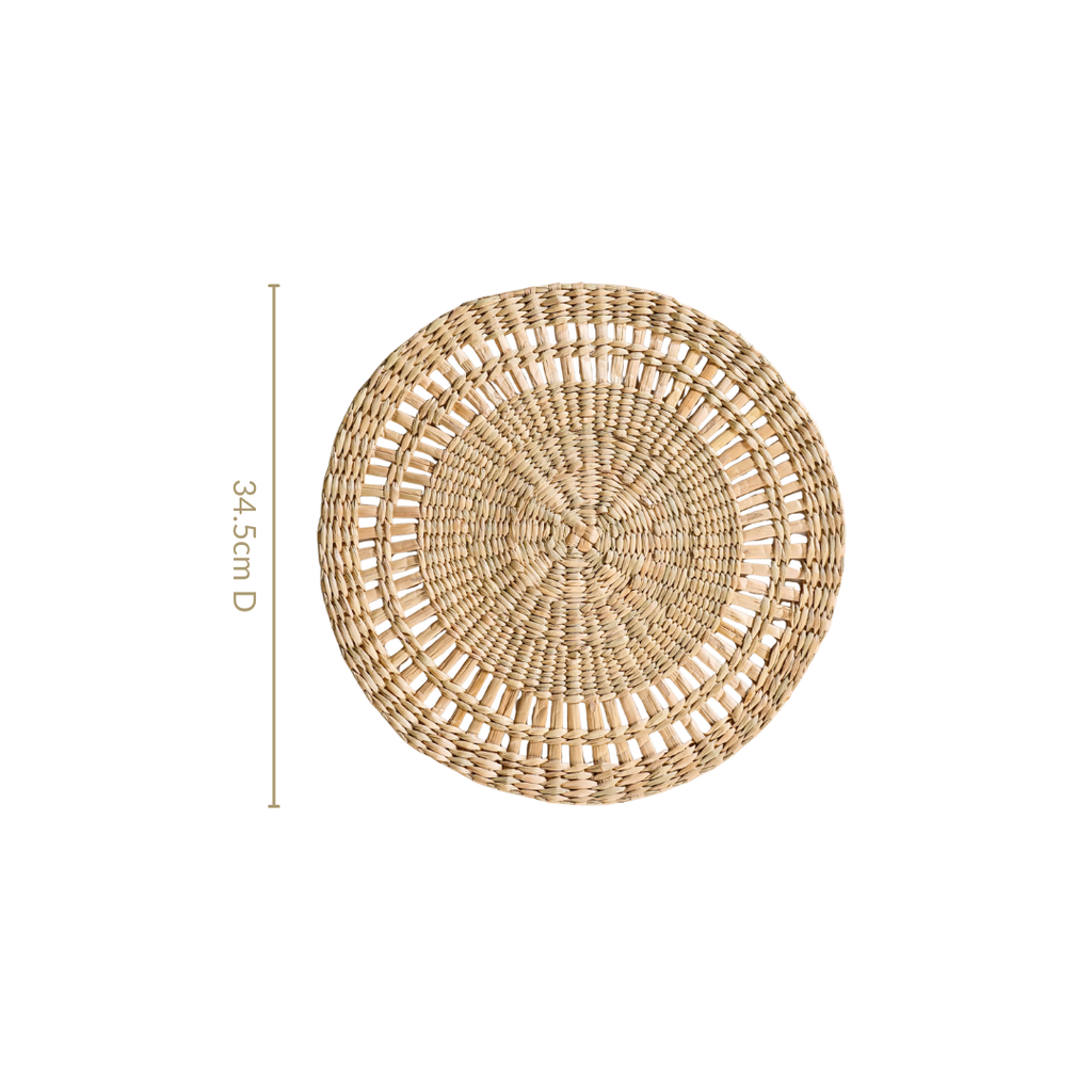 Kauna Sustainable Handmade Table Mat Set Of 2 34cm Nestasia