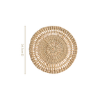 Kauna Sustainable Handmade Table Mat Set Of 2 34cm Nestasia