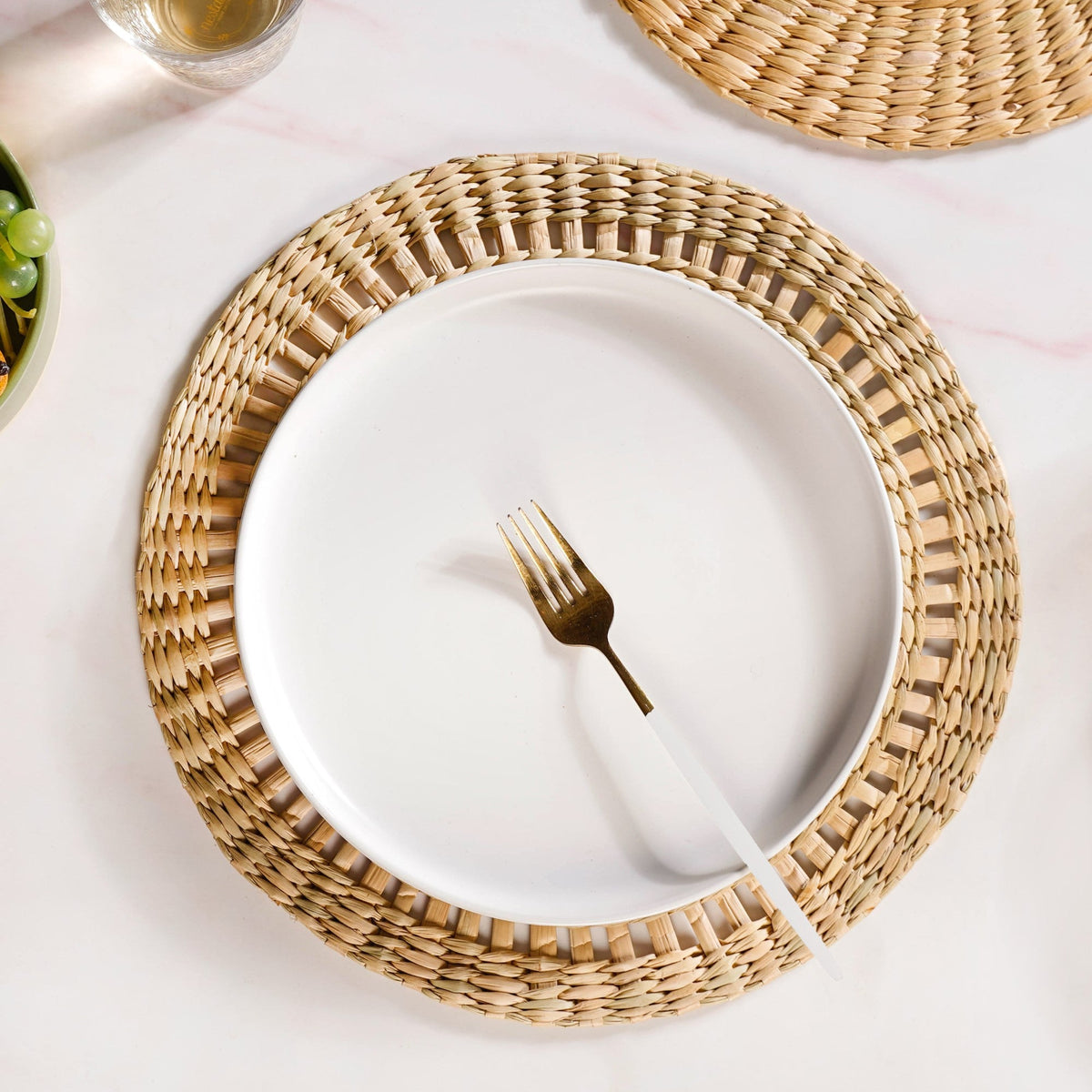 Kauna Sustainable Handmade Table Mat Set Of 2 34cm Nestasia
