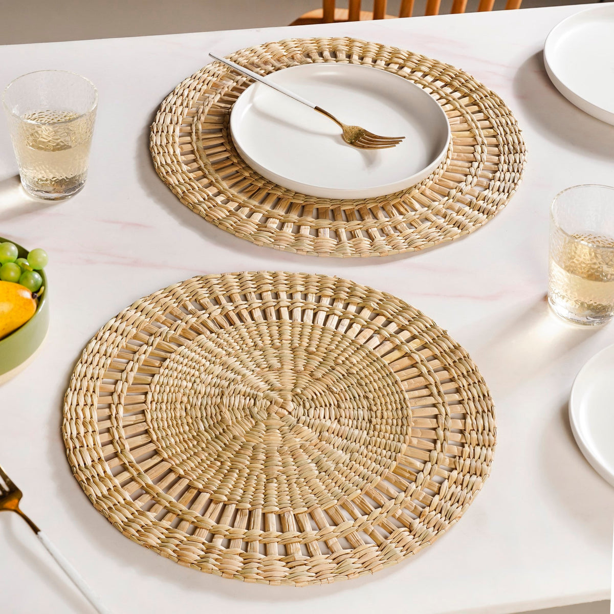 Kauna Sustainable Handmade Table Mat Set Of 2 34cm Nestasia