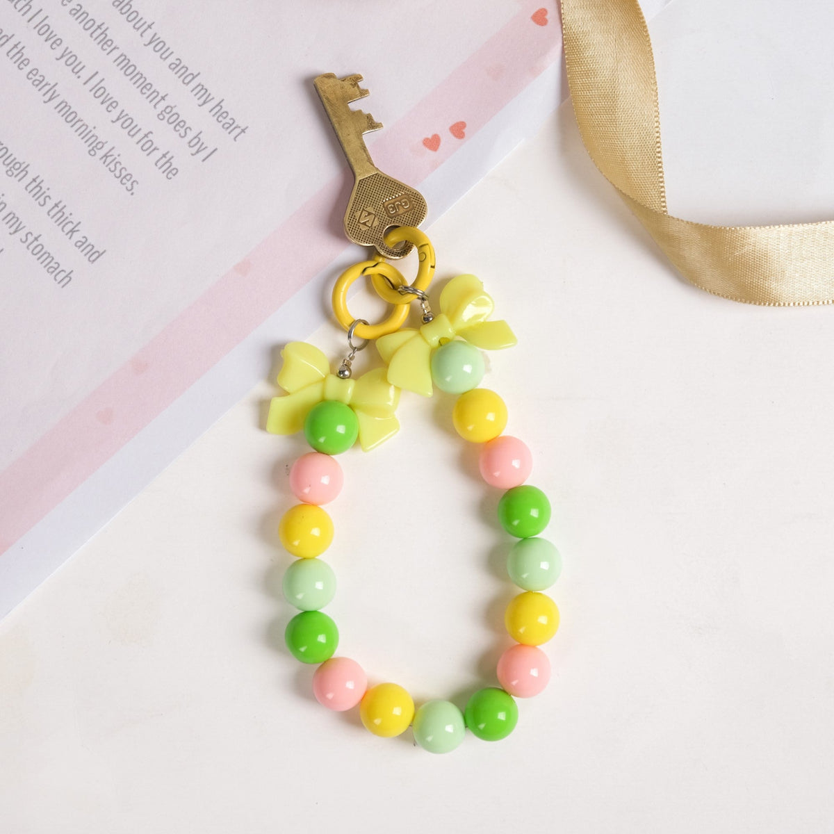 Citrus Pop Dual Clasp Keychain Nestasia