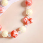 Candy Floss Daze Keychain Red And White Nestasia