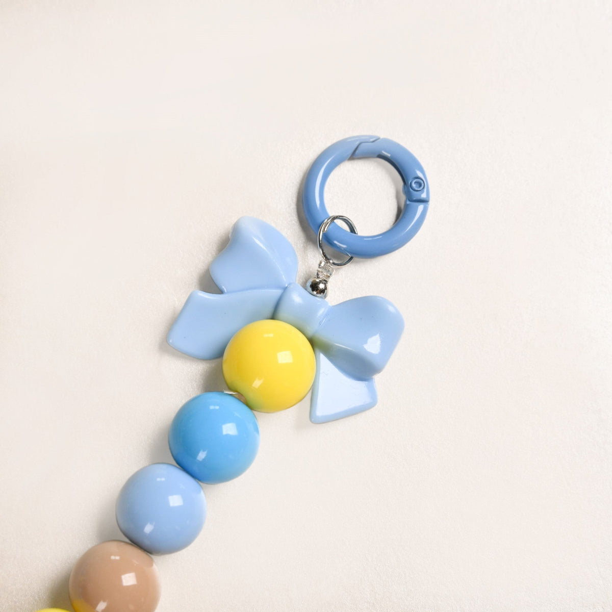 Knot Just Blues Phone Charm Lanyard With Dual Clasp Nestasia