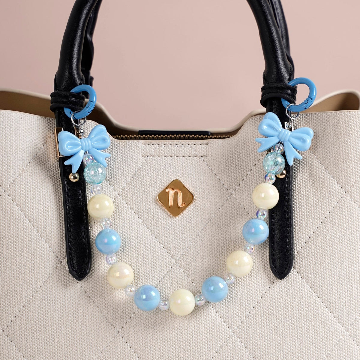 Bow Tied Blues Keychain Nestasia