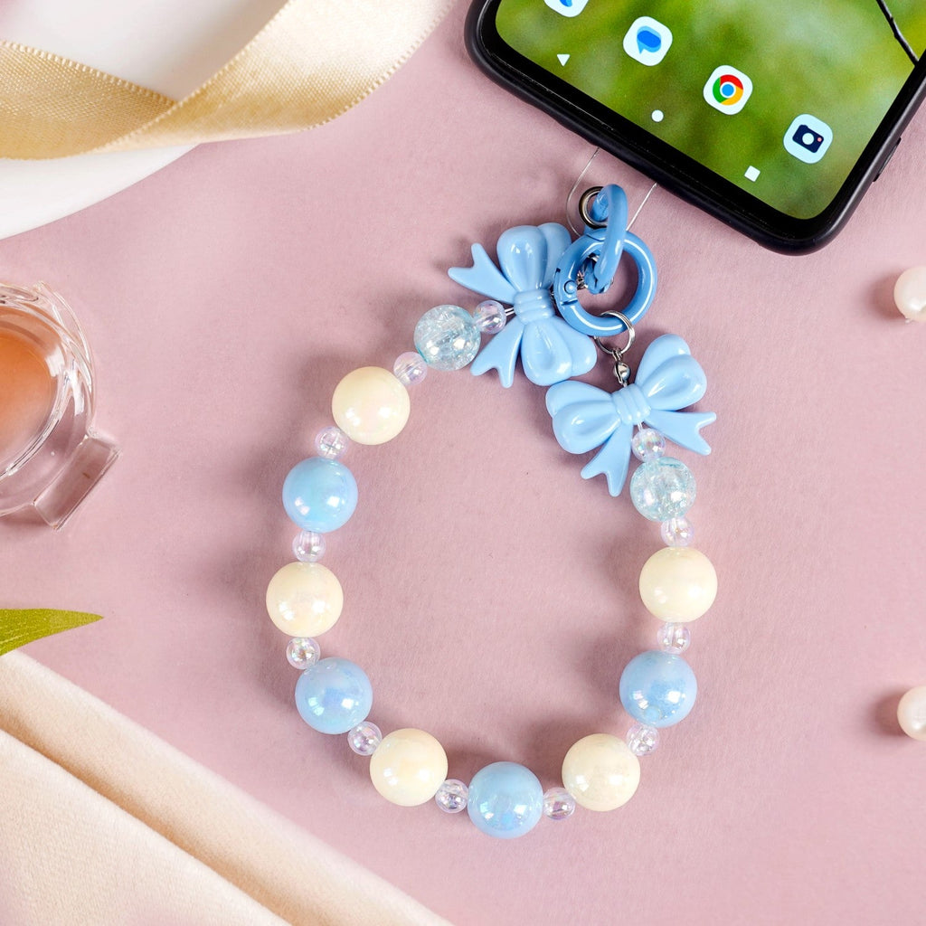 Bow Tied Blues Keychain Nestasia