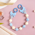 Bow Tied Blues Keychain Nestasia