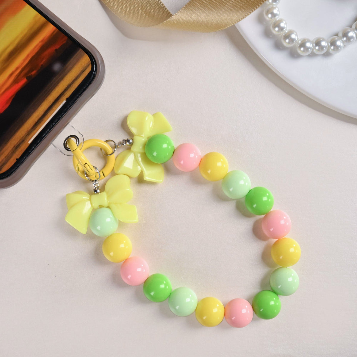 Citrus Pop Dual Clasp Keychain Nestasia