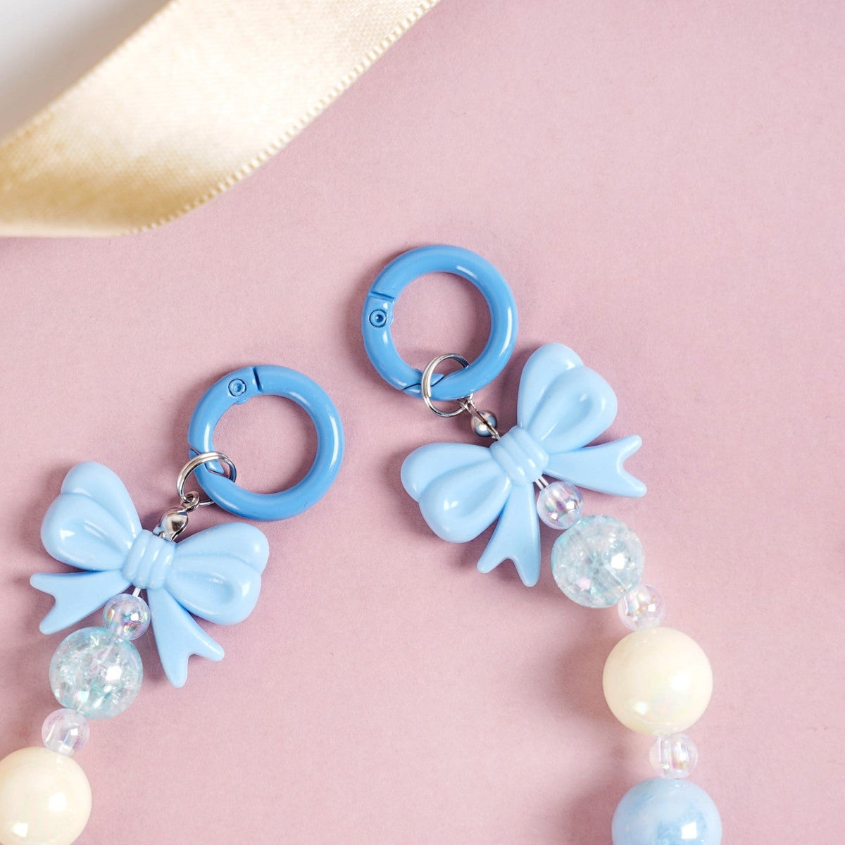 Bow Tied Blues Keychain Nestasia