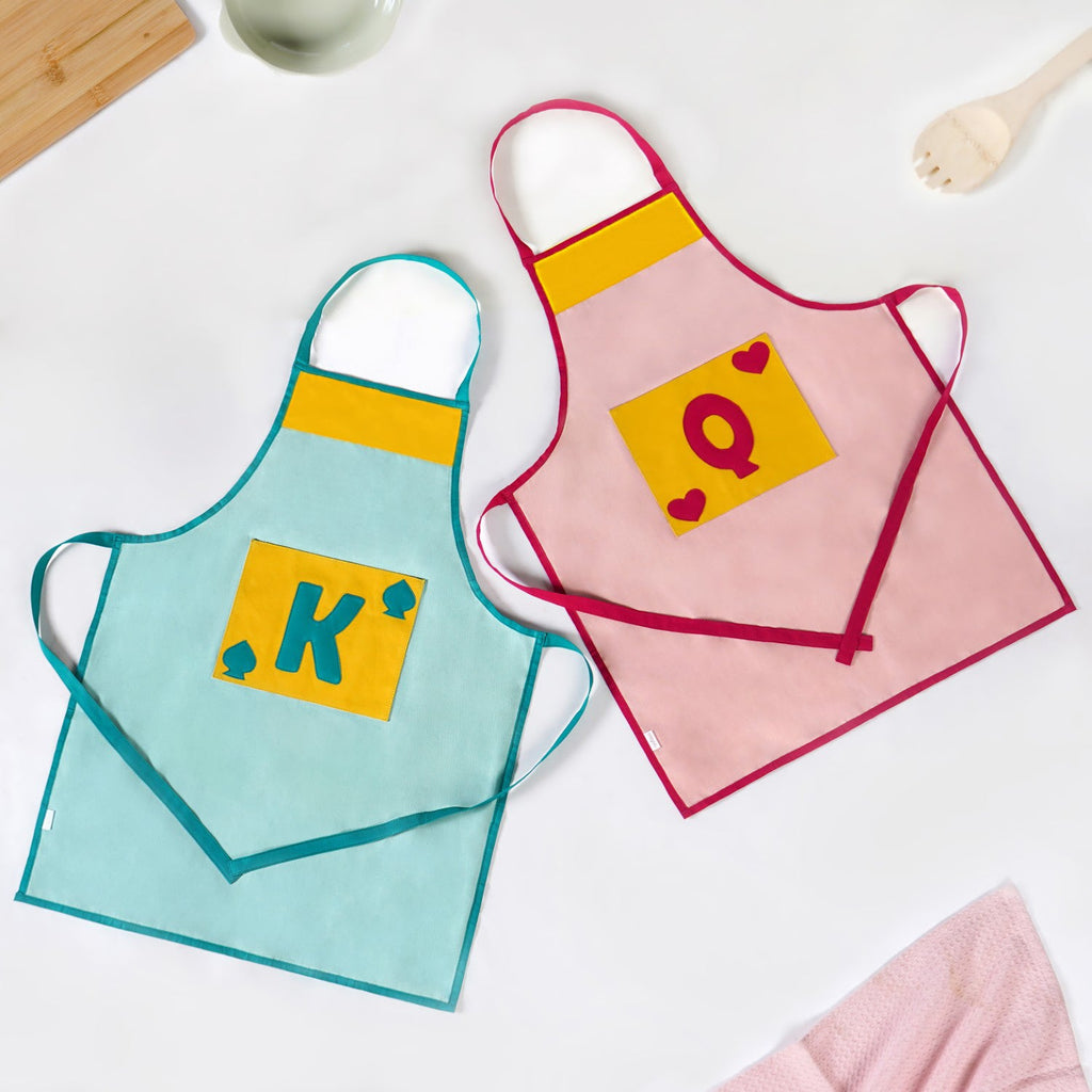 King And Queen Apron Set Nestasia