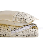 King Size Embroidered Cotton Bed Cover Off-White Nestasia