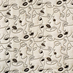 King Size Embroidered Cotton Bed Cover Off-White Nestasia