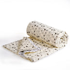 King Size Embroidered Cotton Bed Cover Off-White Nestasia