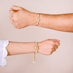 Kundan Motif Rakhi Bracelet Gift Set Nestasia