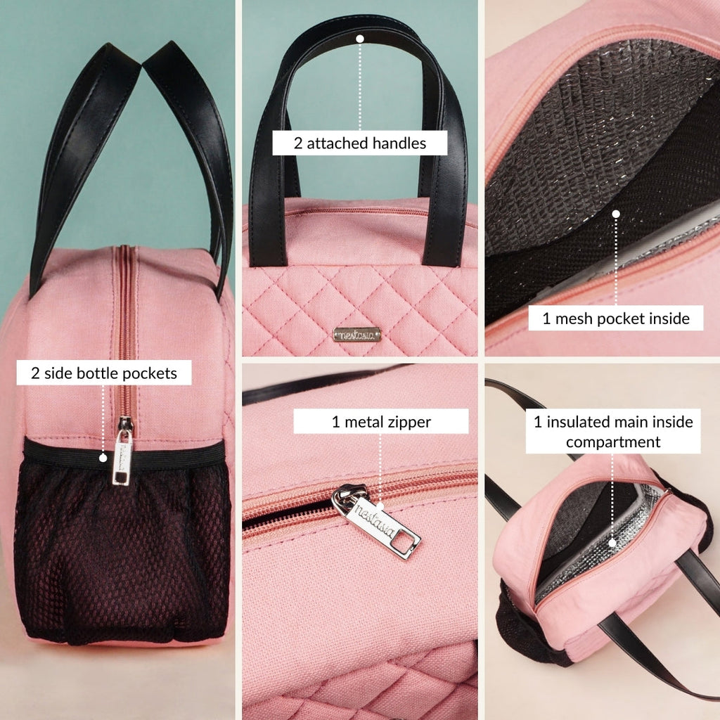 Freshpack Thermal Lunch Bag Pink Nestasia