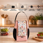 Yummy Food Insulated Lunch Bag Pink Nestasia