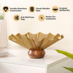 Ripple Luxe Bowl With Pedestal 32cm Nestasia