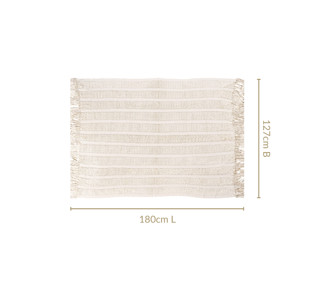 Cloud Nine Throw Blanket White Nestasia