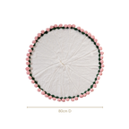 Crochet Flower Bouquet Throw Pink 80cm Nestasia