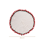 Rosetta Crochet Bouquet Throw Red 80cm Nestasia