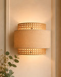 Stylish Rattan Wall Lamp for Balcony and Hall