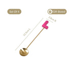 LOVE Dessert Spoon Set Of 4 Nestasia