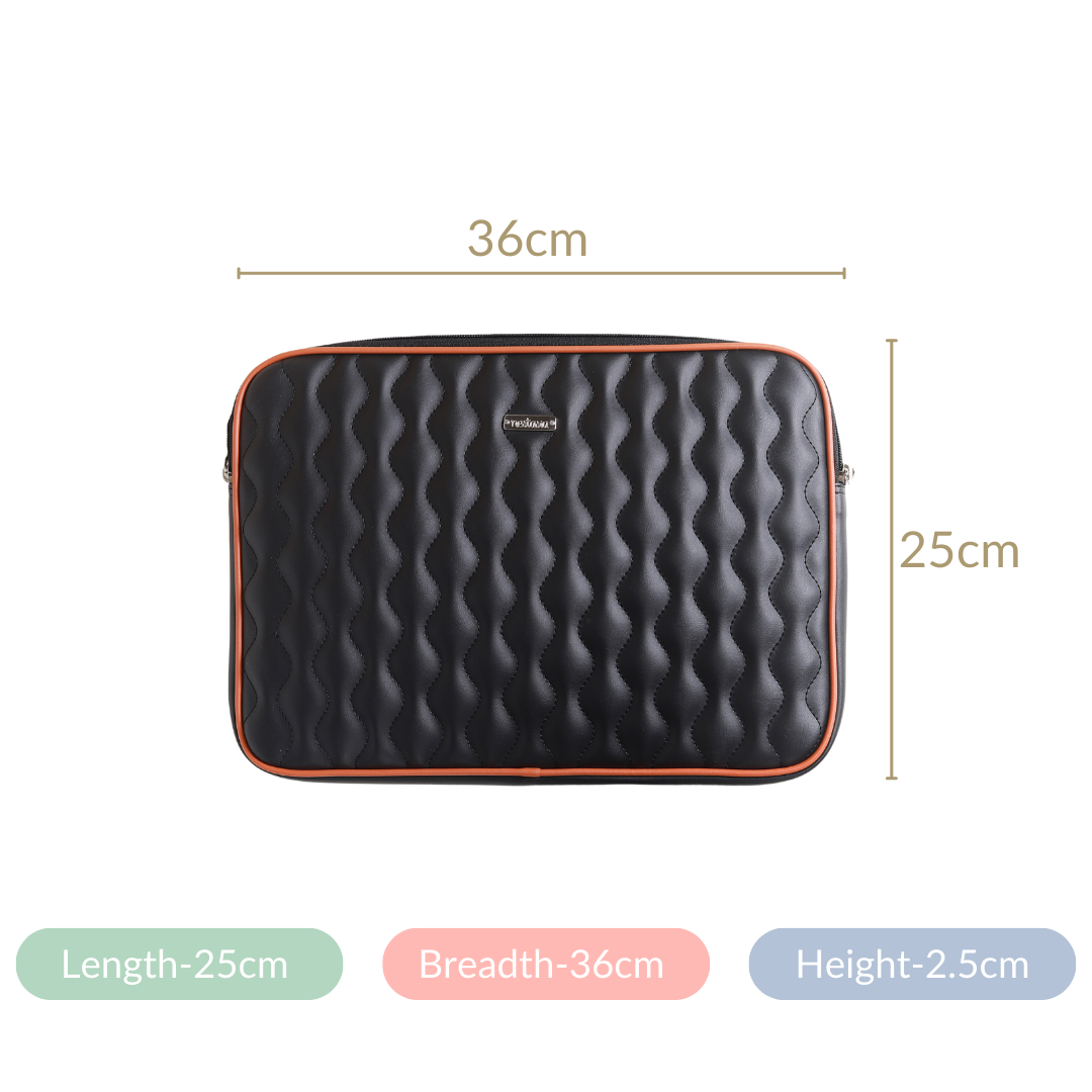 Black Laptop Sleeve Nestasia