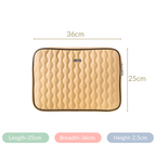 Multi Functional Water Resistant Laptop Sleeve Beige Nestasia