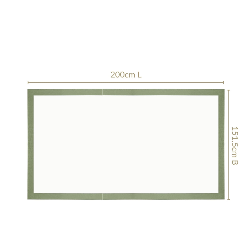Midori Cotton Tablecloth For 6 Seater In Sage Green 200x150cm Nestasia