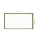 Midori Cotton Tablecloth For 6 Seater In Sage Green 200x150cm Nestasia
