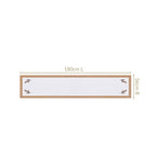 Midori Rustic Charm Cotton Table Runner In Brown 180x36cm Nestasia