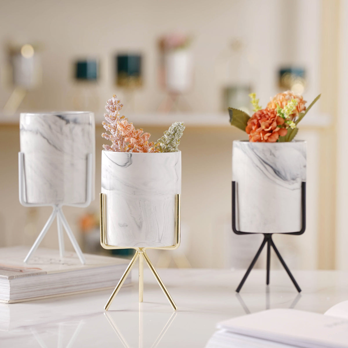 Marble Effect Plant Grower Nestasia