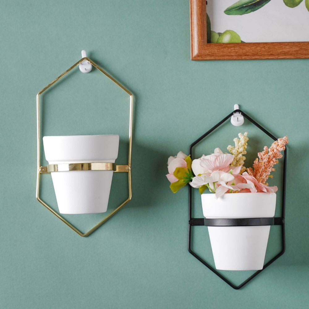 Indoor Pottery Wall Planters-Large Nestasia
