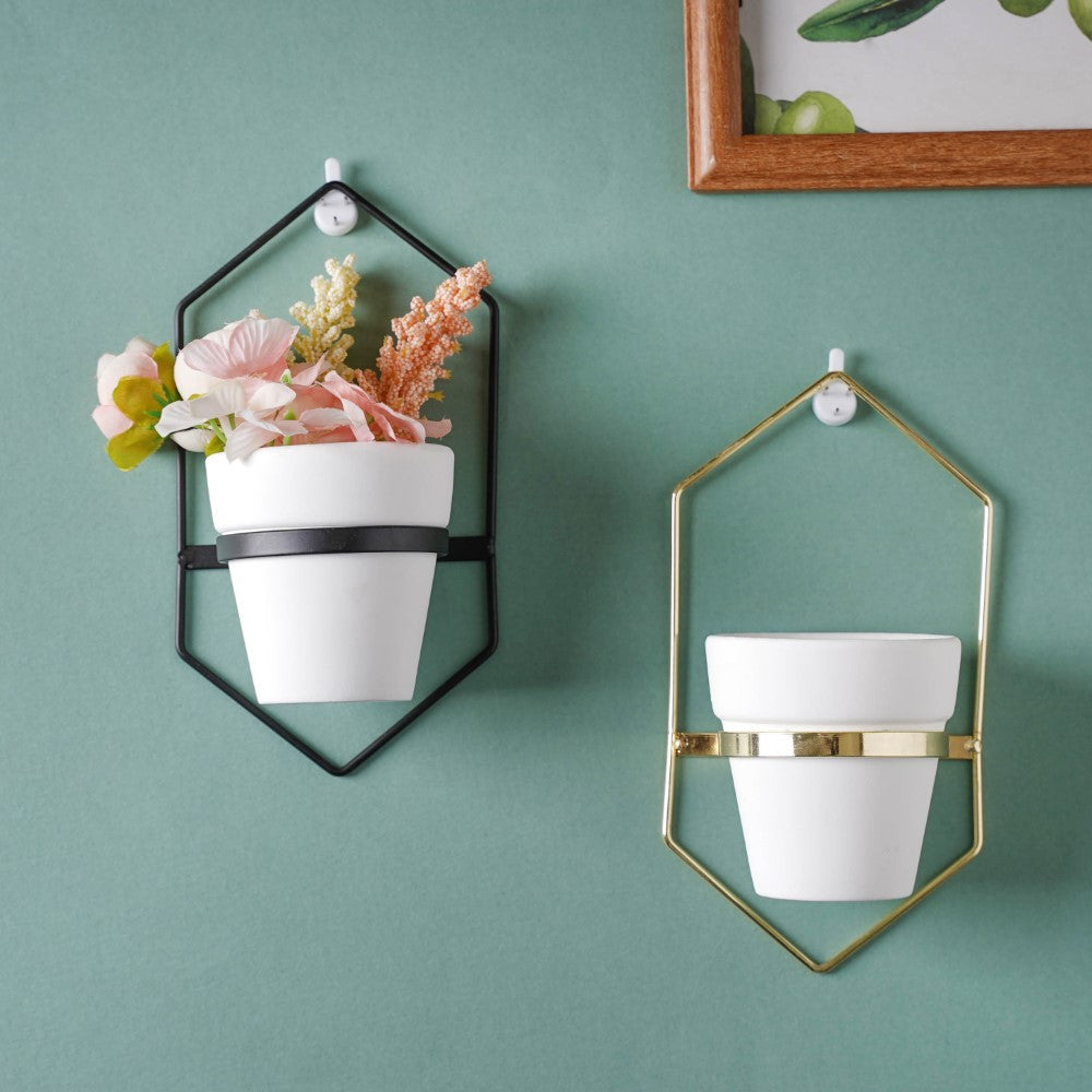 Indoor Pottery Wall Planters-Large Nestasia