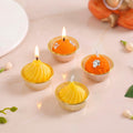 Laddoo And Modak Scented Candle Set Of 4 Nestasia