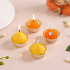 Laddoo And Modak Scented Candle Set Of 4 Nestasia
