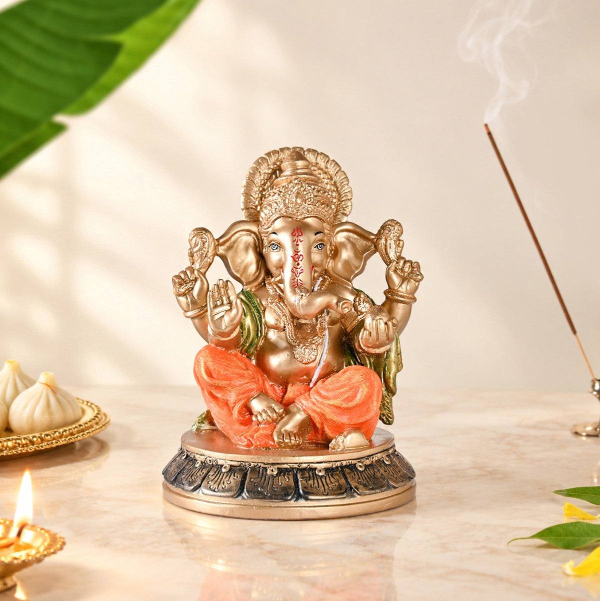 Lambodara Ganesh Idol 19cm Nestasia