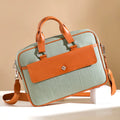 La Fusion Vegan Leather Laptop Organiser Bag 14" x 10" Nestasia