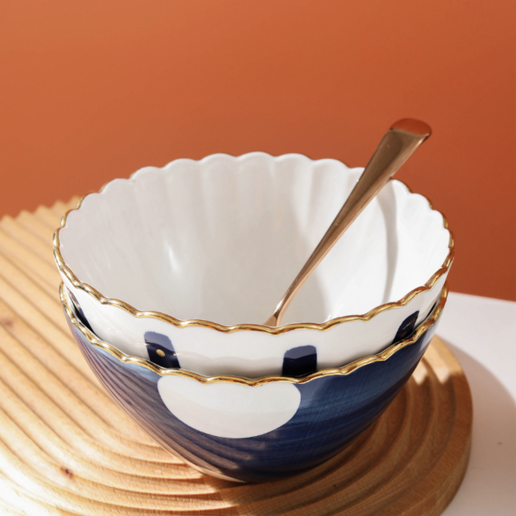 Large Ceramic Snack Bowl Nestasia