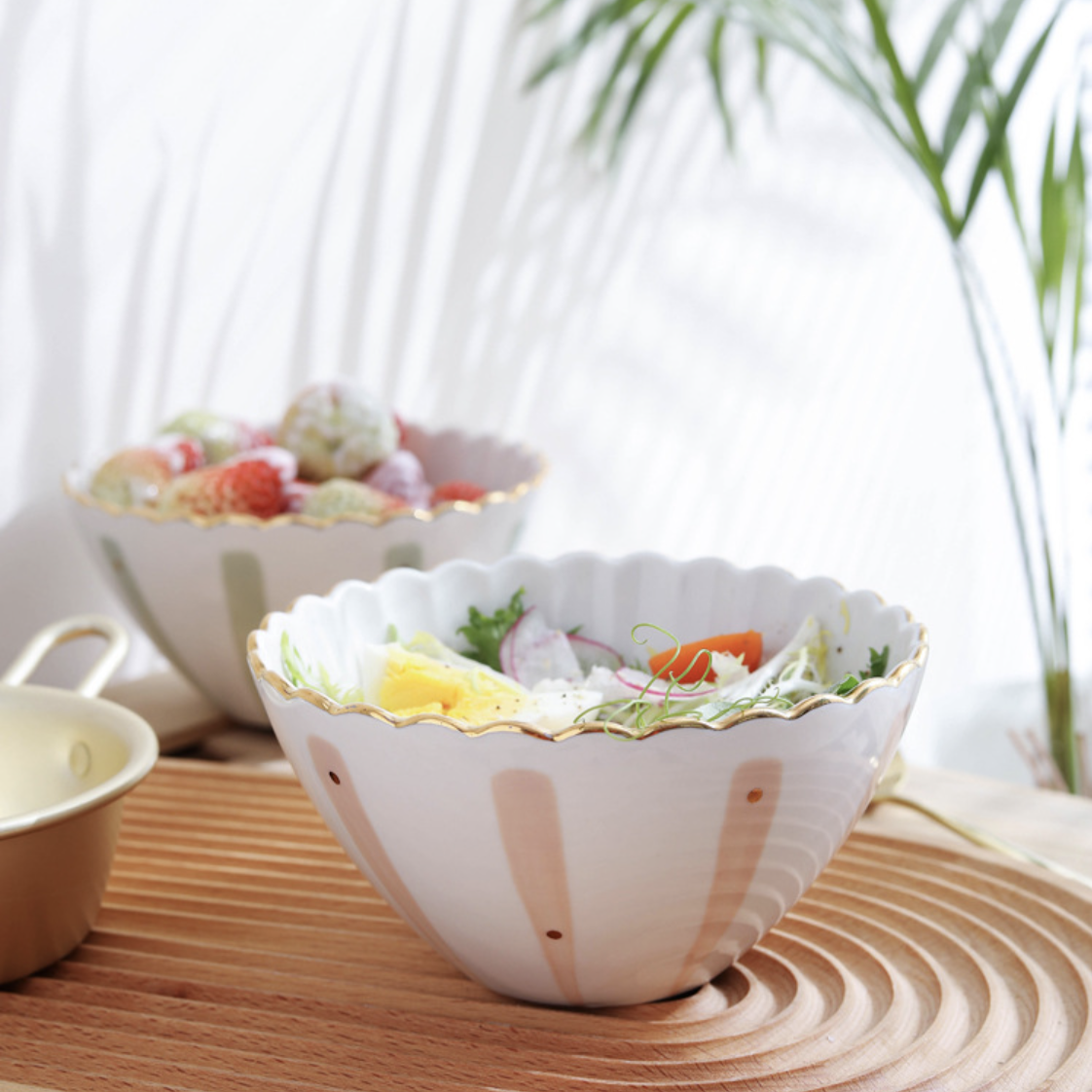 Large Ceramic Snack Bowl Nestasia