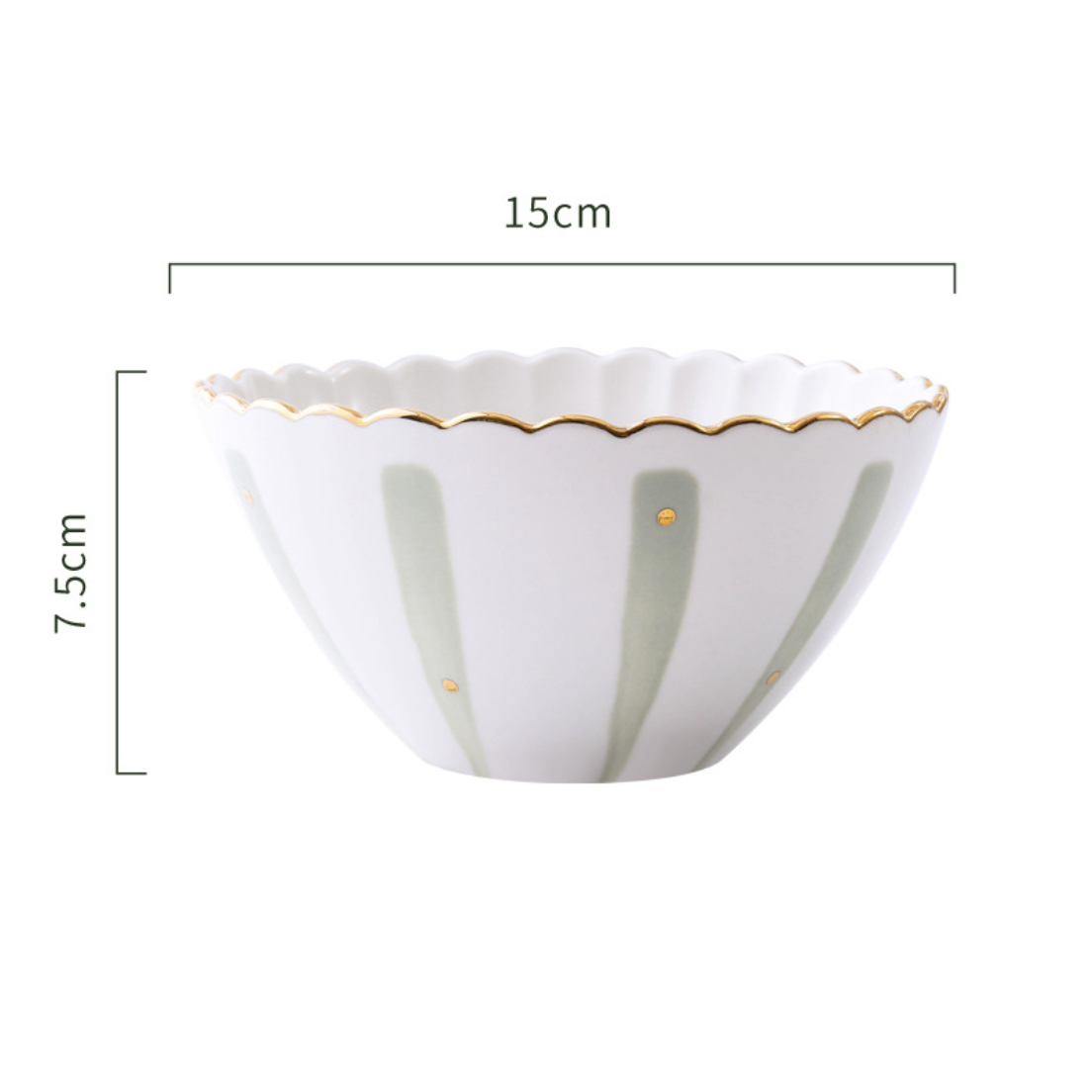 Large Ceramic Snack Bowl Nestasia