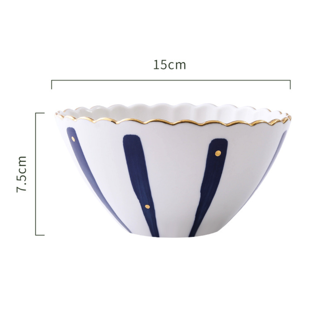 Large Ceramic Snack Bowl Nestasia